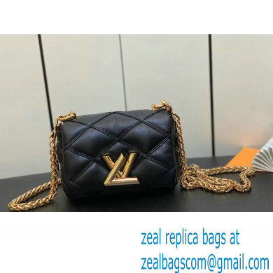 Louis Vuitton Lamb leather Pico GO-14 Bag M23625 Black 2023 - Click Image to Close