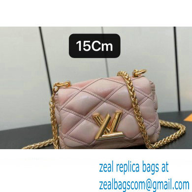 Louis Vuitton Lamb leather Pico GO-14 Bag M82752 Beige/Pink 2023 - Click Image to Close