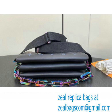 Louis Vuitton Lambskin Coussin PM Bag M23618 LV Ski Black 2024