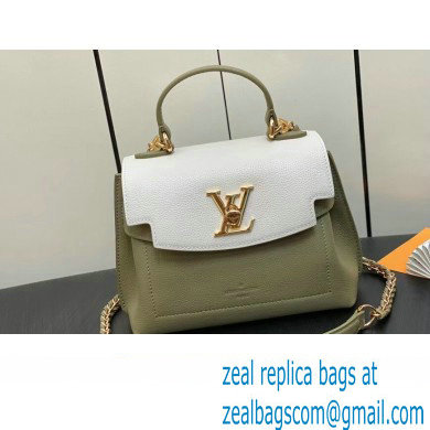 Louis Vuitton LockMe Ever Mini Bag White/Green 2023