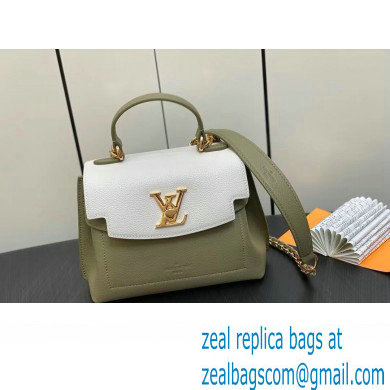 Louis Vuitton LockMe Ever Mini Bag White/Green 2023