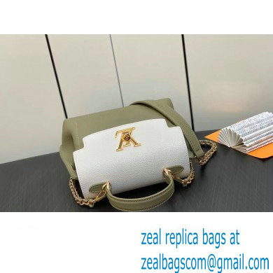 Louis Vuitton LockMe Ever Mini Bag White/Green 2023 - Click Image to Close