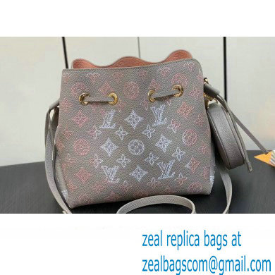 Louis Vuitton Mahina perforated calfskin leather Bella Bag M23388 Flight Mode Gray 2024