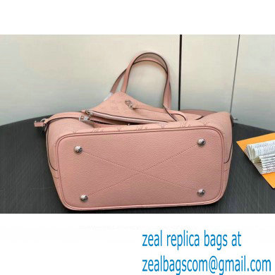 Louis Vuitton Mahina perforated calfskin leather Blossom MM Bag M21851 Rose Jasmin 2023