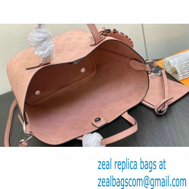 Louis Vuitton Mahina perforated calfskin leather Blossom PM Bag M23196 Rose Jasmin 2023 - Click Image to Close
