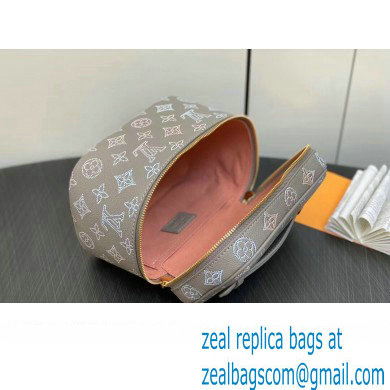Louis Vuitton Mahina perforated calfskin leather Nice Mini Bag M23550 Flight Mode Gray 2024 - Click Image to Close