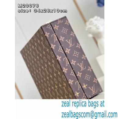 Louis Vuitton Monogram Canvas Boite Bijoux 34 Jewelry vanity Case Bag Creme