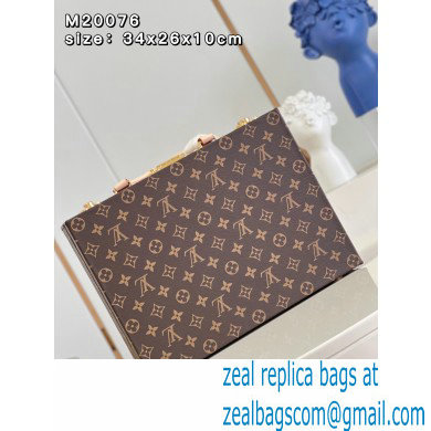 Louis Vuitton Monogram Canvas Boite Bijoux 34 Jewelry vanity Case Bag Creme - Click Image to Close