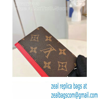 Louis Vuitton Monogram Canvas Card Holder PM M82869 Red 2024 - Click Image to Close