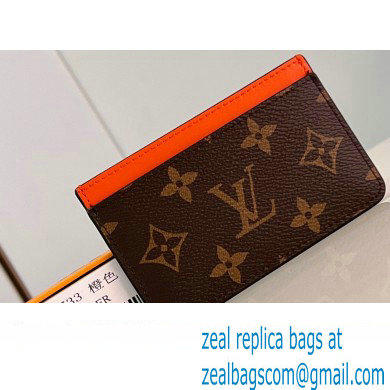 Louis Vuitton Monogram Canvas Card Holder PM M82870 Orange 2024 - Click Image to Close