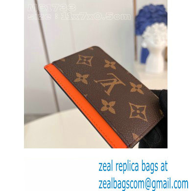 Louis Vuitton Monogram Canvas Card Holder PM M82870 Orange 2024 - Click Image to Close