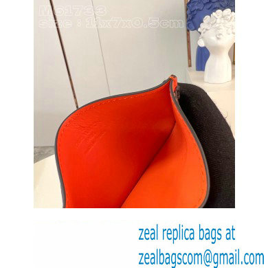 Louis Vuitton Monogram Canvas Card Holder PM M82870 Orange 2024