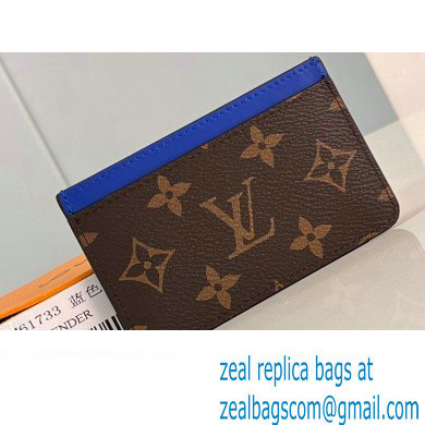 Louis Vuitton Monogram Canvas Card Holder PM M82872 Blue 2024 - Click Image to Close
