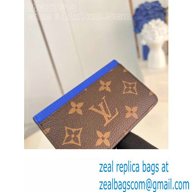 Louis Vuitton Monogram Canvas Card Holder PM M82872 Blue 2024 - Click Image to Close