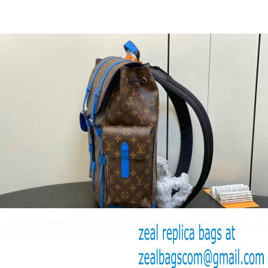 Louis Vuitton Monogram Canvas Christopher MM Backpack Bag M46813 Blue 2024