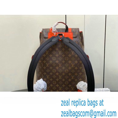 Louis Vuitton Monogram Canvas Christopher MM Backpack Bag M46814 Orange 2024