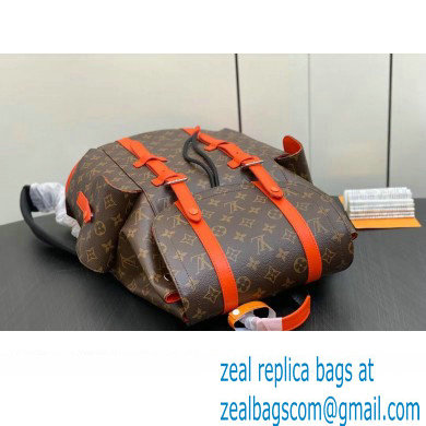 Louis Vuitton Monogram Canvas Christopher MM Backpack Bag M46814 Orange 2024