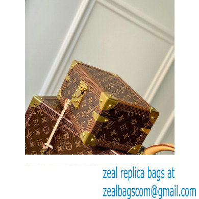 Louis Vuitton Monogram Canvas Coffret Tresor 24 Treasure Case Bag M10137 Tournesol Yellow - Click Image to Close
