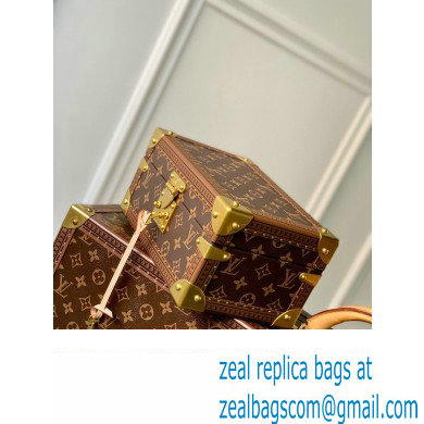 Louis Vuitton Monogram Canvas Coffret Tresor 24 Treasure Case Bag M10137 Tournesol Yellow