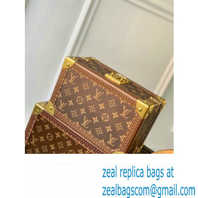 Louis Vuitton Monogram Canvas Coffret Tresor 24 Treasure Case Bag M10139 Creme