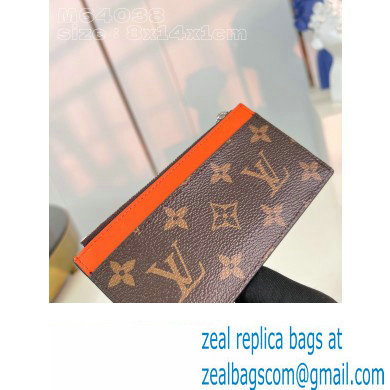 Louis Vuitton Monogram Canvas Coin Card Holder M82909 Orange 2024 - Click Image to Close