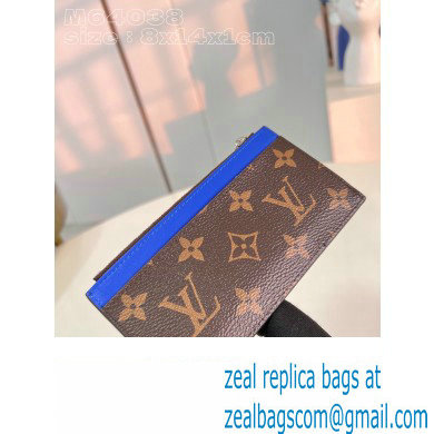 Louis Vuitton Monogram Canvas Coin Card Holder M82911 Blue 2024 - Click Image to Close