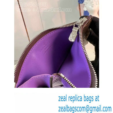 Louis Vuitton Monogram Canvas Coin Card Holder M82914 Purple 2024