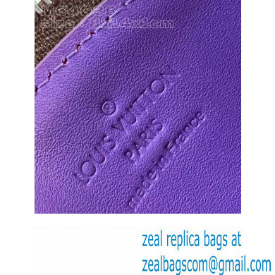 Louis Vuitton Monogram Canvas Coin Card Holder M82914 Purple 2024