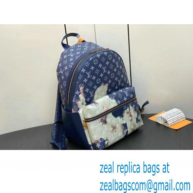 Louis Vuitton Monogram Canvas Discovery Backpack Bag M23905 Blue 2023