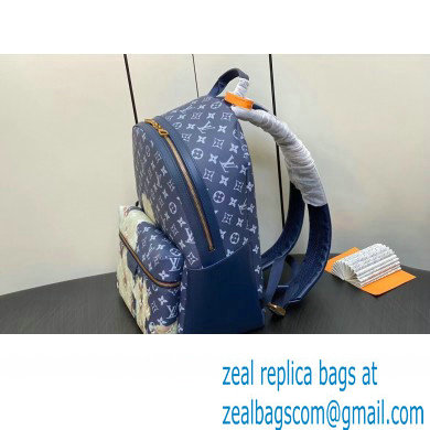 Louis Vuitton Monogram Canvas Discovery Backpack Bag M23905 Blue 2023 - Click Image to Close