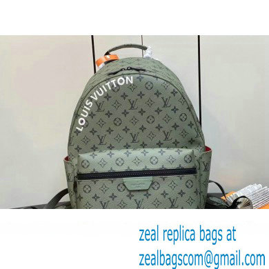 Louis Vuitton Monogram Canvas Discovery Backpack PM Bag M46802 Khaki Green/Vermillion Red 2023 - Click Image to Close