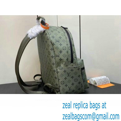 Louis Vuitton Monogram Canvas Discovery Backpack PM Bag M46802 Khaki Green/Vermillion Red 2023