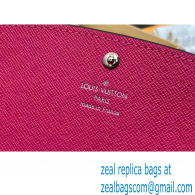 Louis Vuitton Monogram Canvas Emilie Wallet Fuchsia 2024