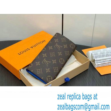 Louis Vuitton Monogram Canvas Emilie Wallet M82919 Blue 2024