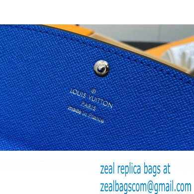 Louis Vuitton Monogram Canvas Emilie Wallet M82919 Blue 2024 - Click Image to Close