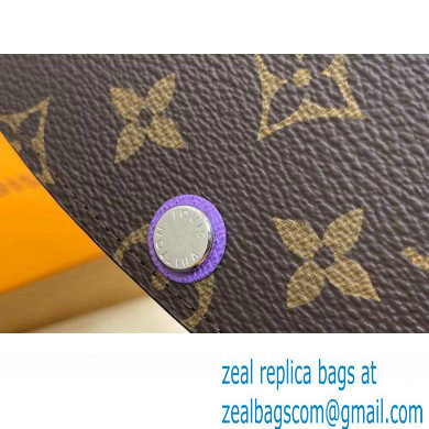 Louis Vuitton Monogram Canvas Emilie Wallet Purple 2024