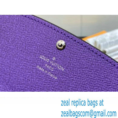 Louis Vuitton Monogram Canvas Emilie Wallet Purple 2024 - Click Image to Close