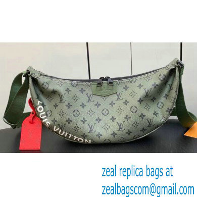 Louis Vuitton Monogram Canvas Hamac Bag M23779 Khaki Green/Vermillion Red 2023 - Click Image to Close