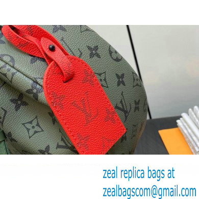 Louis Vuitton Monogram Canvas Hamac Bag M23779 Khaki Green/Vermillion Red 2023
