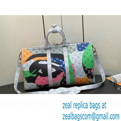 Louis Vuitton Monogram Canvas Keepall Bandouliere 45 Bag M23160 Multicolor 2023 - Click Image to Close