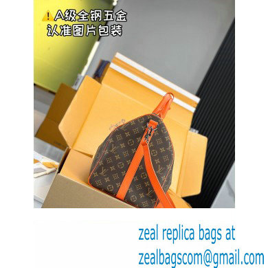 Louis Vuitton Monogram Canvas Keepall Bandouliere 50 Bag M46770 Orange 2024 - Click Image to Close