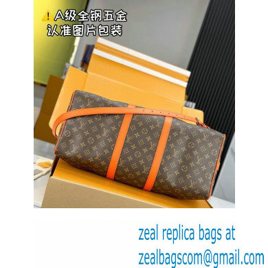 Louis Vuitton Monogram Canvas Keepall Bandouliere 50 Bag M46770 Orange 2024