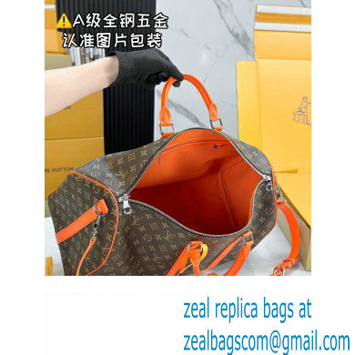 Louis Vuitton Monogram Canvas Keepall Bandouliere 50 Bag M46770 Orange 2024 - Click Image to Close