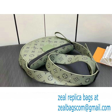 Louis Vuitton Monogram Canvas LV Moon Crossbody Bag M23838 Khaki Green/Vermillion Red 2023