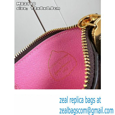 Louis Vuitton Monogram Canvas LV x YK Romy Card Holder M82110 Pumpkin print - Click Image to Close