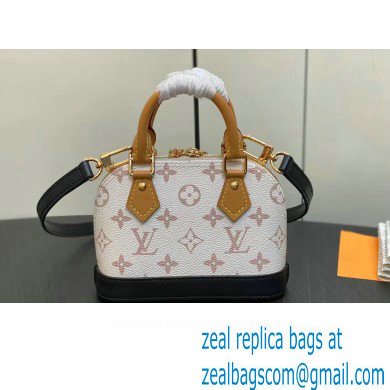 Louis Vuitton Monogram Canvas Nano Alma Bag M82717 White 2023