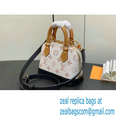 Louis Vuitton Monogram Canvas Nano Alma Bag M82717 White 2023