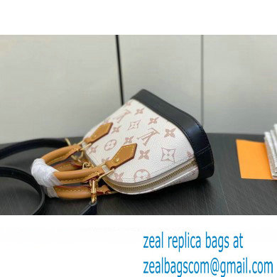 Louis Vuitton Monogram Canvas Nano Alma Bag M82717 White 2023