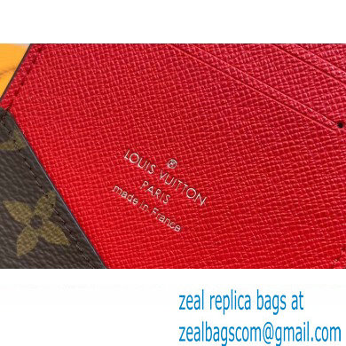 Louis Vuitton Monogram Canvas Passport Cover M82862 Red 2024