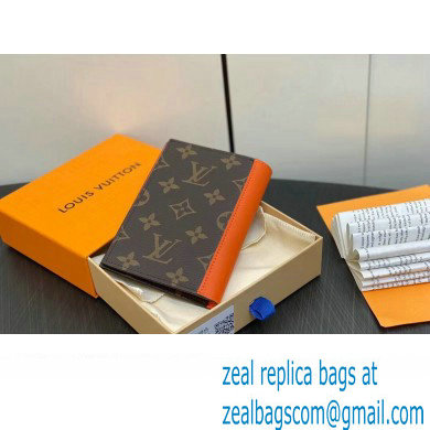 Louis Vuitton Monogram Canvas Passport Cover M82863 Orange 2024